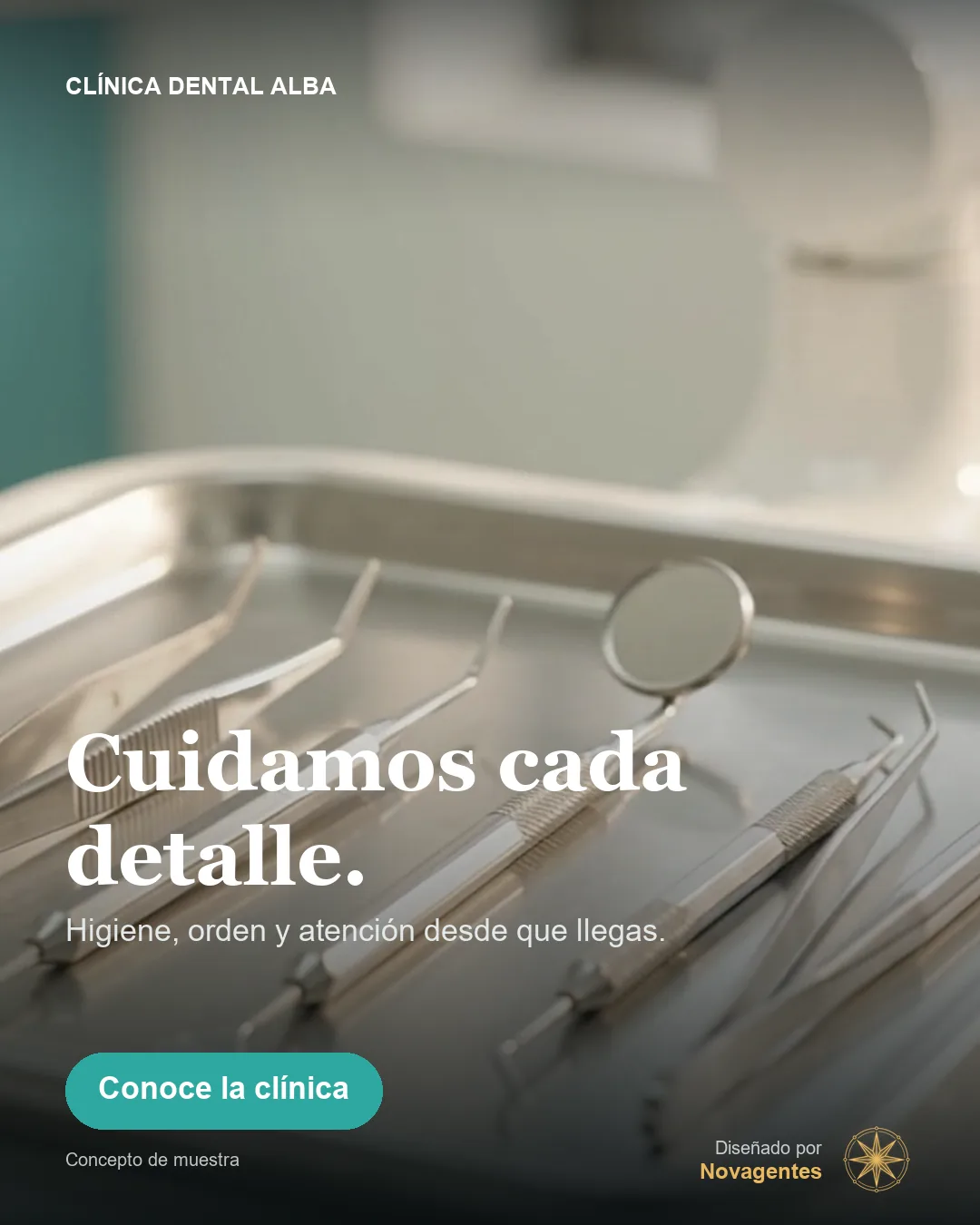 Anuncio de muestra: Cuidamos cada detalle